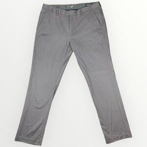 BONOBOS Slim FRIDAY Mens Stretch Business Casual Flat Front Slacks Pants 37x32